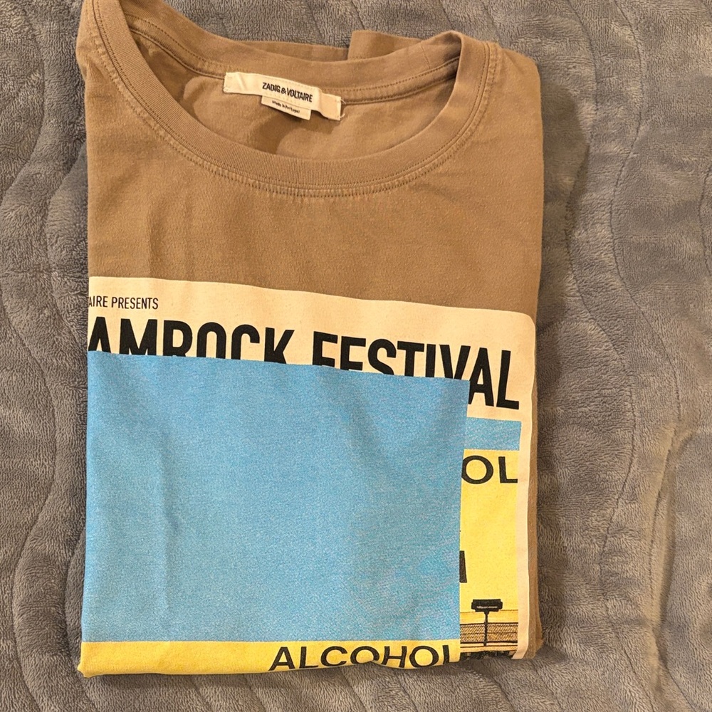 Zadig & Voltaire Taupe Tee